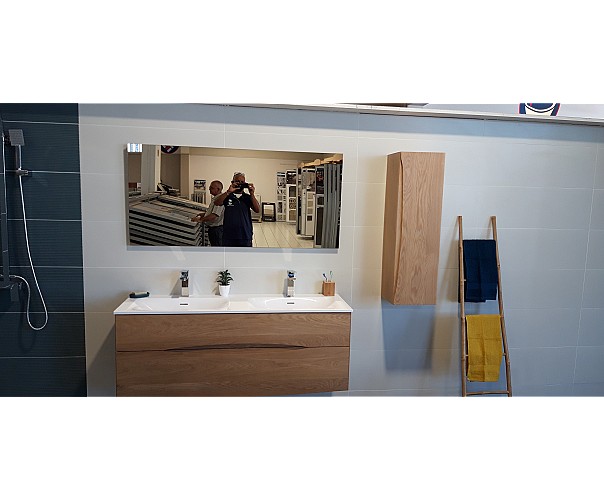 Ensemble salle de bain en chêne massif DANAE